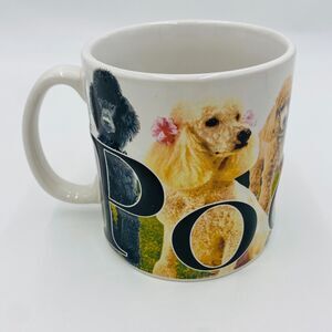 AMERICAWARE POODLE COFFEE MUG - 16 OZ. - 3D, RAISED, DIMENSIONAL